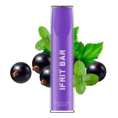 IFRIT BAR jednorázová e-cigareta Blackcurrant Menthol (Černý rybíz s mentolem)