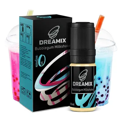 Dreamix - Bubblegum Milkshake (Žvýkačkový mléčný koktejl) 10ml Obsah nikotinu: 6 mg