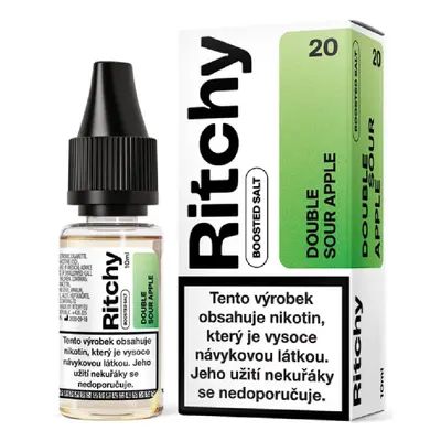 Ritchy Salt - Double Sour Apple (Kyselé jablko) 10ml Obsah nikotinu: 20 mg