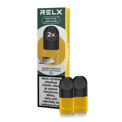 Výrobce RELX Lab RELX Essential POD náplň Golden Tobacco 18mg