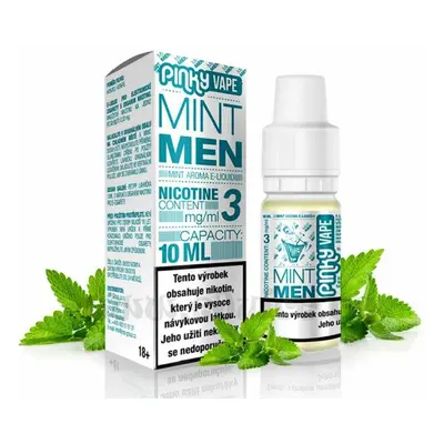 E-liquid Pinky Vape Mintmen (Máta) 10ml Nikotin: 0 mg