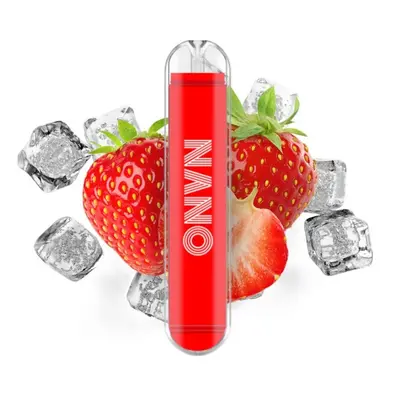 iJoy Lio Nano II jednorázová e-cigareta - Strawberry Ice (Chladivá jahoda) 16mg