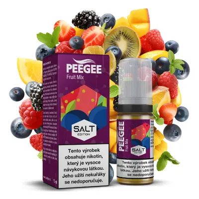 e-liquid PEEGEE SALT - Fruit Mix (Ovocná směs) 10ml Obsah nikotinu: 20 mg