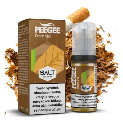 e-liquid PEEGEE SALT - Desert Ship (Virginský tabák) 10ml Obsah nikotinu: 10 mg