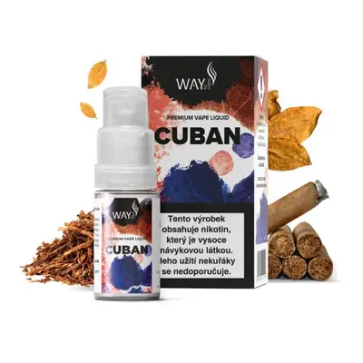 E-liquid Way To Vape Cuban 10ml Obsah nikotinu: 18mg