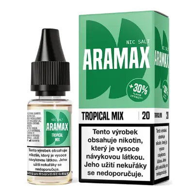 Aramax Salt - Tropical Mix (Tropický mix) 10ml Obsah nikotinu: 20 mg