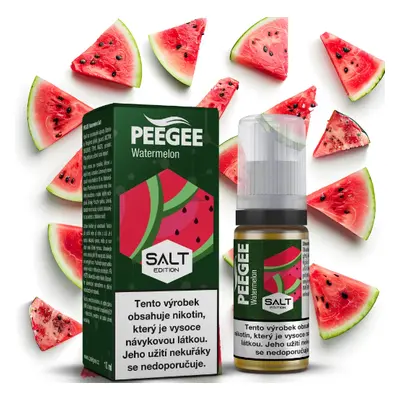 e-liquid PEEGEE SALT - Watermelon (Vodní meloun) 10ml Obsah nikotinu: 20 mg