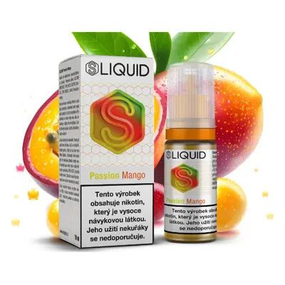 SLIQUID - Passion Mango (Marakuja a mango) 10ml Obsah nikotinu: 10 mg