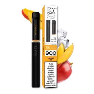 IZY VAPE IZY CLICK Starter Kit - Mango Ice (Chladivé mango) 18mg