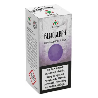 e-liquid Dekang Blueberry (Borůvka), 10ml Obsah nikotinu: 11 mg