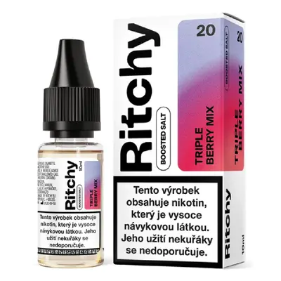 Ritchy Salt - Triple Berry Mix (Bobulovitý mix) 10ml Obsah nikotinu: 20 mg