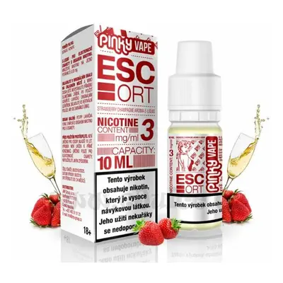 E-liquid Pinky Vape Escort (Sekt & Jahoda) 10ml Nikotin: 3 mg