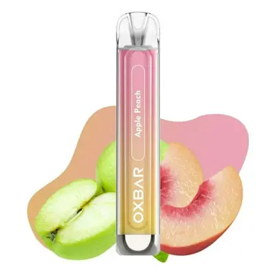 OXVA OXBAR C800 jednorázová e-cigareta - Apple Peach (Jablko a broskev) 16mg