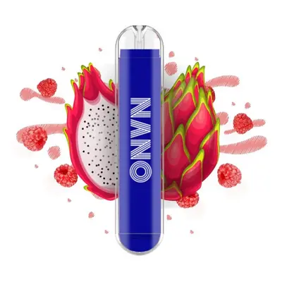 Lio Nano II jednorázová e-cigareta - Raspberry Pitaya (Malina s dračím ovocem) 16mg