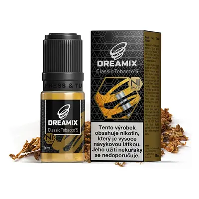 Dreamix SALT - Classic Tobacco (Klasický tabák) 10ml Obsah nikotinu: 20 mg