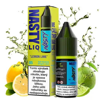 Nasty Juice Nasty LIQ Salt - Lemon Lime 10ml Obsah nikotinu: 10 mg