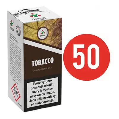 E-liquid Dekang Fifty Tobacco, 10ml Obsah nikotinu: 0 mg