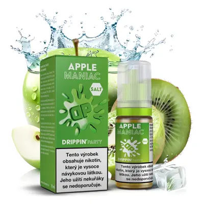 Drippin' Party e-liquid Drippin Salt Party - Apple Maniac (Chladivé jablko a kyselé kiwi) 10ml O