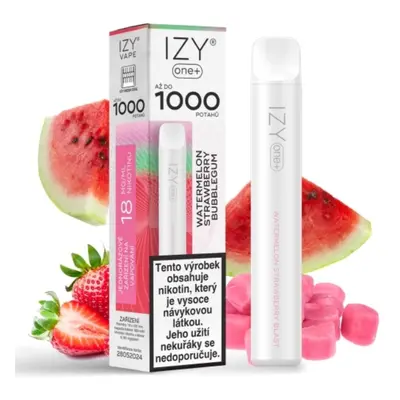 IZY VAPE IZY ONE+ jednorázová e-cigareta - Watermelon Ice (Meloun s ledem) 18mg