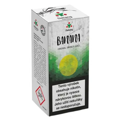 e-liquid Dekang Banana (Banán), 10ml Obsah nikotinu: 16 mg