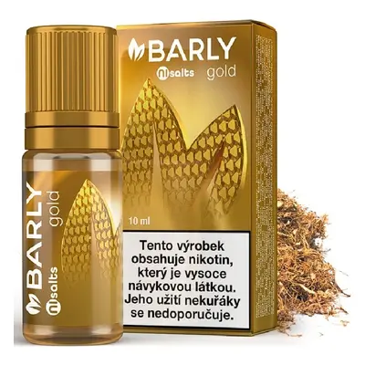 Barly Gold SALT Tobacco 10ml Obsah nikotinu: 20 mg