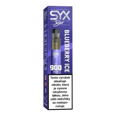 SYX BAR 900 jednorázová e-cigareta Blueberry Ice