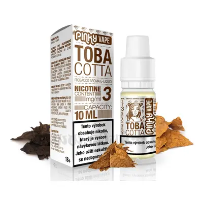 E-liquid Pinky Vape Tobacotta (Tabák) 10ml Nikotin: 0 mg