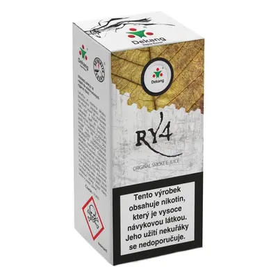 e-liquid Dekang RY4 (Směs karamelu, vanilky a tabáku), 10ml Obsah nikotinu: 6 mg