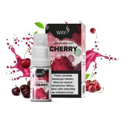 E-liquid Way To Vape Cherry 10ml Obsah nikotinu: 6mg