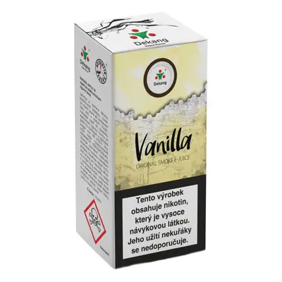 e-liquid Dekang Vanilla (Vanilka), 10ml Obsah nikotinu: 11 mg