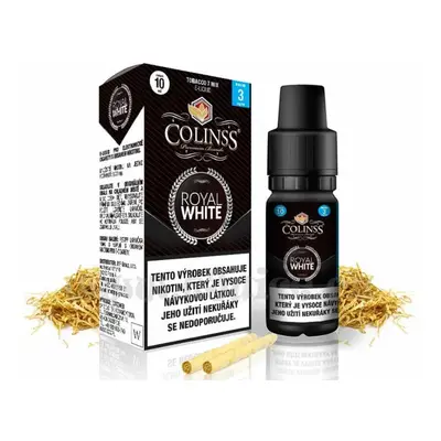 E-liquid Colinss Royal White (Cigaretový tabák) 10ml Nikotin: 0 mg