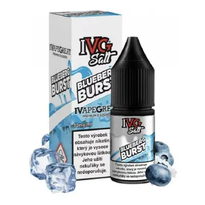 I VG e-liquid IVG Salt Blueberg Burst 10ml Obsah nikotinu: 10 mg