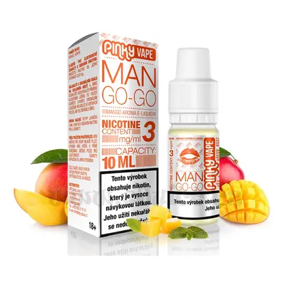 E-liquid Pinky Vape Man Go-Go (Mango) 10ml Nikotin: 0 mg