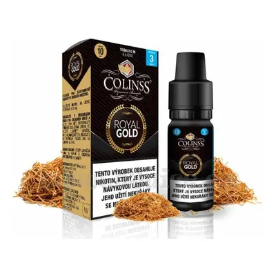 E-liquid Colinss Royal Gold (Tradiční tabáková směs) 10ml Nikotin: 3 mg