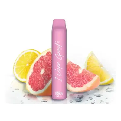 I VG IVG Bar Plus jednorázová e-cigareta Pink Lemonade (Růžová limonáda) 20mg