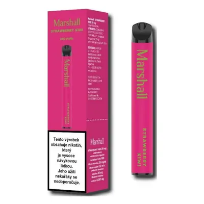 Marshall jednorázová e-cigareta - Strawberry Kiwi (Jahoda a kiwi) 20mg