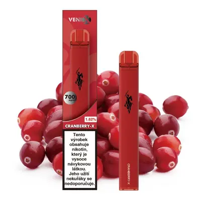 Jednorázová elektronická cigareta VENIX - CRANBERRY-X