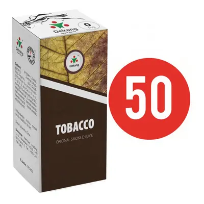 E-liquid Dekang Fifty Tobacco, 10ml Obsah nikotinu: 18 mg