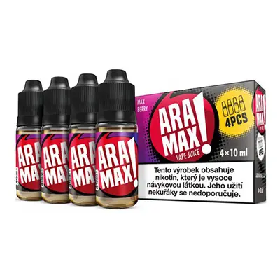 e-liquid ARAMAX Max Berry 4x10ml Obsah nikotinu: 12 mg