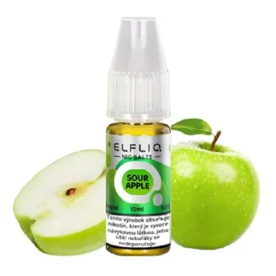 Elf Bar Vape e-liquid ELF BAR ELFLIQ Sour Apple 10ml Obsah nikotinu: 20 mg Q