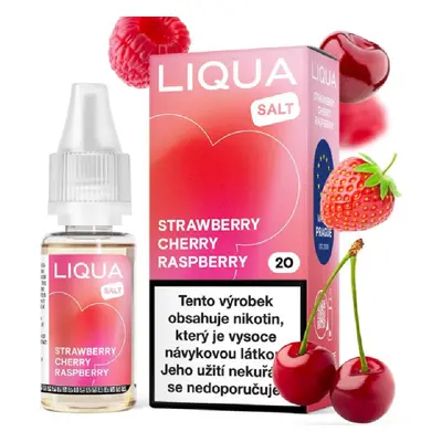 RITCHY-LIQUA LIQUA Salt Strawberry Cherry Raspberry (Jahoda, třešeň a malina) 10ml Obsah nikotin