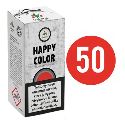 E-liquid Dekang Fifty Happy Color, 10ml Obsah nikotinu: 16 mg