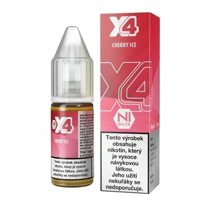 X4 Bar Juice Salt Cherry Ice (Chladivá třešeň) 10ml Obsah nikotinu: 10 mg