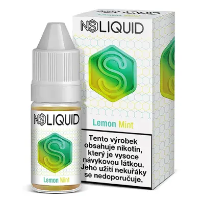 SLIQUID - Lemon Mint (Citron s mátou) 10ml Obsah nikotinu: 10mg