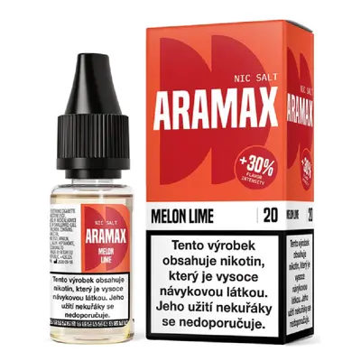 Aramax Salt - Melon Lime (Meloun s limetkou) 10ml Obsah nikotinu: 10 mg