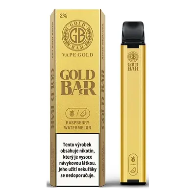 Vape Gold Gold Bar - Raspberry Watermelon (Vodní meloun a malina) - 20mg