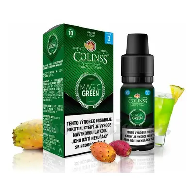 E-liquid Colinss Magic Green (Osvěžující kaktus) 10ml Nikotin: 0 mg