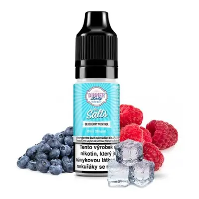 e-liquid Dinner Lady Blueberry Menthol 10ml 20mg