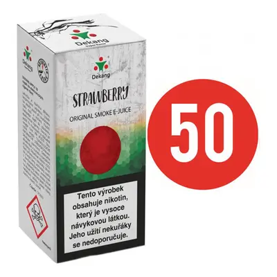 E-liquid Dekang Fifty Strawberry, 10ml Obsah nikotinu: 3 mg