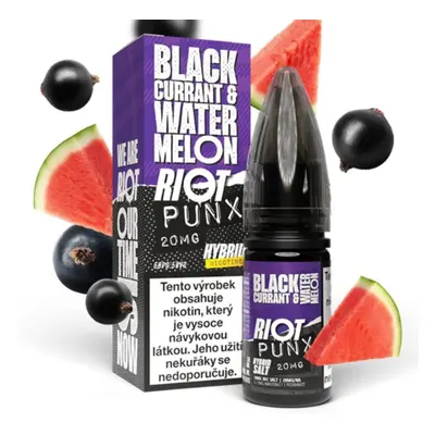 Riot Labs Riot Hybrid Salt Blackcurrant Watermelon (Černý rybíz & vodní meloun) 10ml Obsah nikot